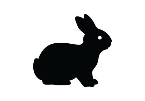 Easter Bunny Rabbit Show Jumping Silhouette Clip Art Fast Vector Png