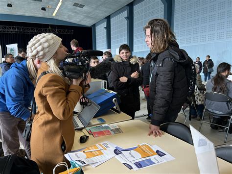 Revue De Presse La Chaîne Régionale Tébéo Couvre Le Forum Découverte Des Métiers De Saint