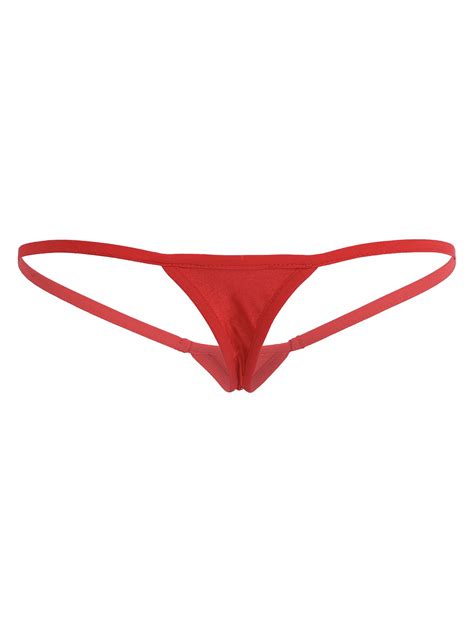 Iefiel Women Sexy Micro G String Tiny Thong Underwear
