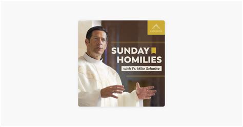 ‎sunday Homilies With Fr Mike Schmitz On Apple Podcasts