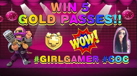 😍♥️ Win 5 Gold Passes Easiest Contest Ever Youtube