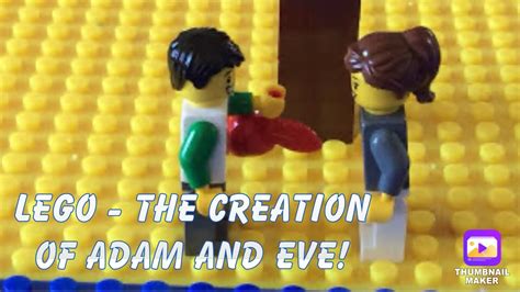 Lego The Creation Of Adam And Eve Youtube