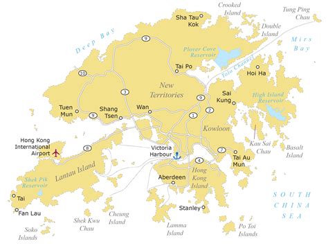 Map Of Hong Kong Photos