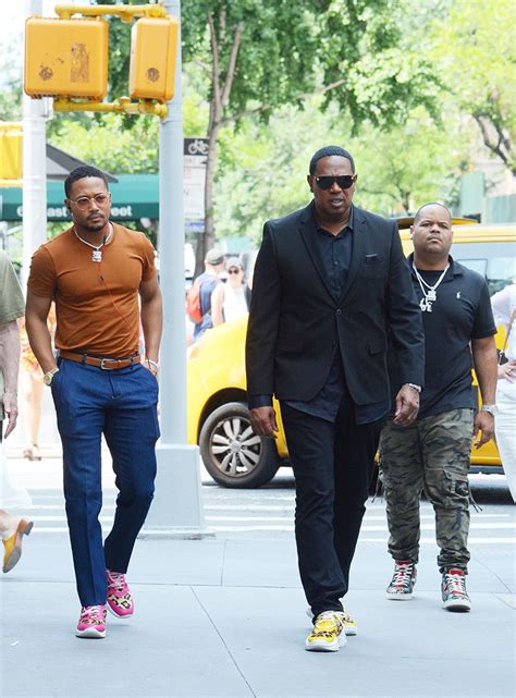 Master P And Son Romeo Miller Were Spotted In The Soho Neighborhood Of