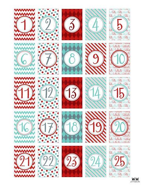 Free Printable Christmas Numbers 1 50 Printable Online
