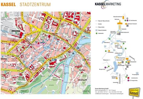 Kassel Tourist Map Map Tourist Map Tourist