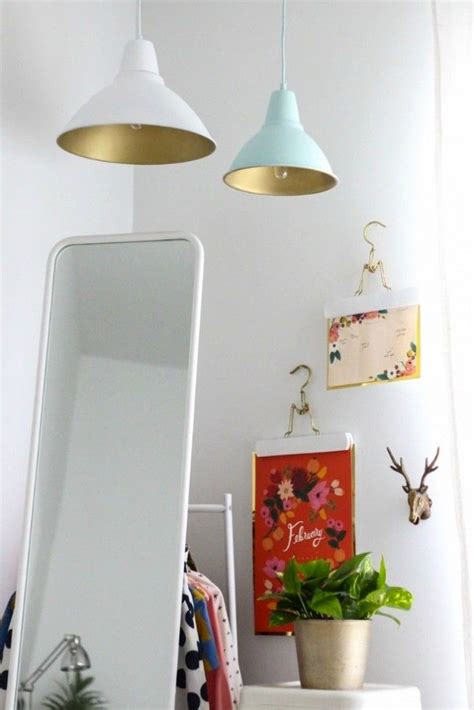 20 Gorgeous Ikea Hacks You Can Make With A Can Of Gold Spray Paint Via