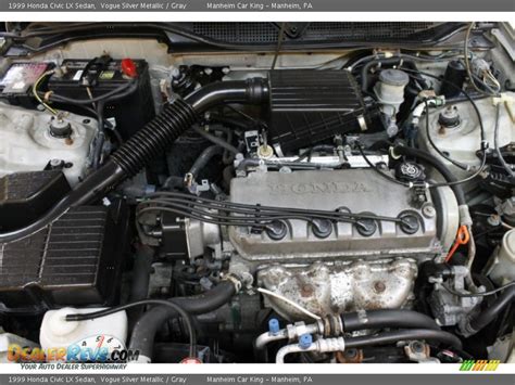 1999 Honda Civic Lx Sedan 16 Liter Sohc 16v Vtec 4 Cylinder Engine