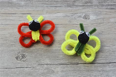 Easy Pandahall Diy Project How To Make Easy Chenille Stem Butterfly