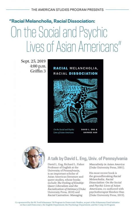 Racial Melancholia Racial Dissociation On The Social And Psychic Lives Of Asian Americans