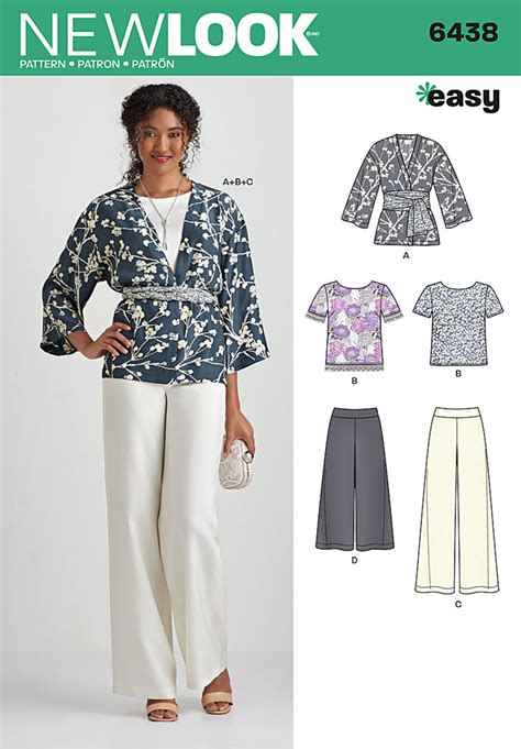 Create a new pattern lock screen. New Look 6438 Misses' Easy Pants, Kimono, and Top