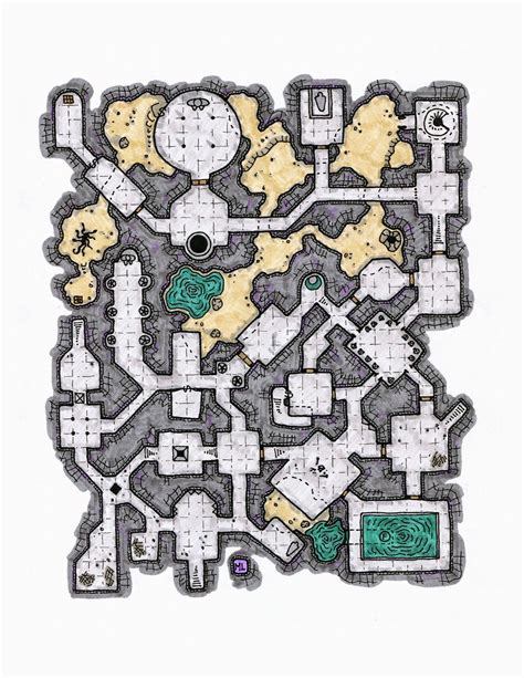 Fantasy Map Dungeon Maps Dungeon Map