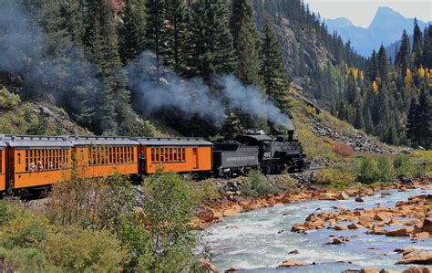 Durango Silverton Narrow Gauge Railroad San Juan Mountains Colorado