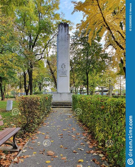 Second World War Heroes Monument In Alei Park Giurgiu Editorial