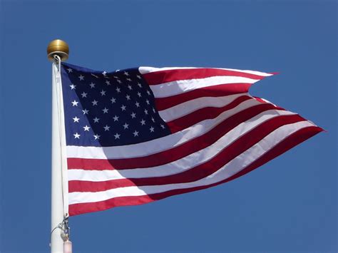 Kostenloses Foto Usa Flagge Stars Stripes Wind Kostenloses Bild