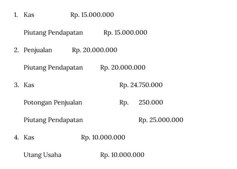 Contoh Jurnal Pendapatan Diterima Dimuka Dapat Diskon Griz S Blog