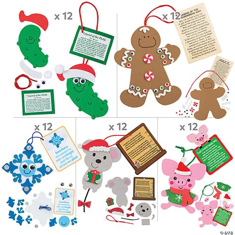Legend Holiday Ornament Craft Kit Assortment Makes 60 Oriental Trading