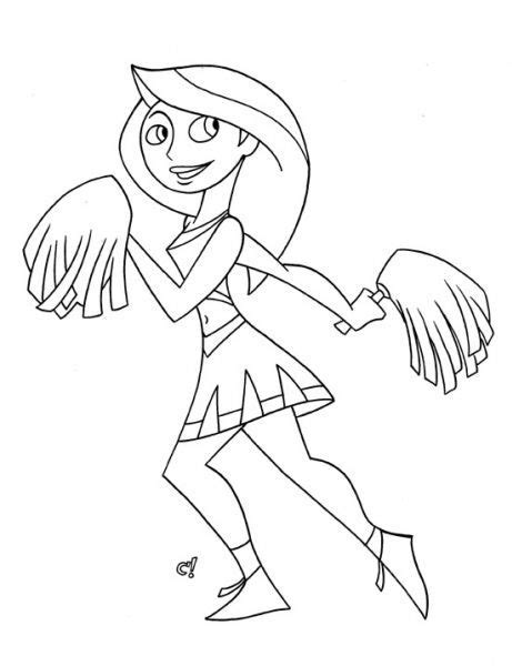 Kim Possible Coloring Pages Coloring Pages Kim Possible Character Sketch