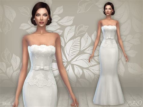 Wedding Dress 03 At Beo Creations Sims 4 Updates