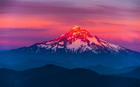 Download Oregon Mount Hood Sunset Wallpaper