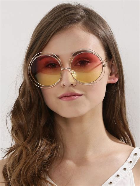 Multi Color Metal Round Sunglasses Multi Color Round Sunglasses Round Sunglasses