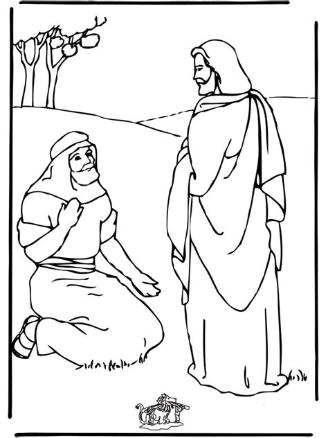 Jesus Heals The Sick Coloring Page Coloring Home