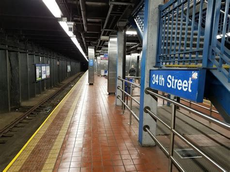 The 34th Street Station On Septas Market Frankford Line In The