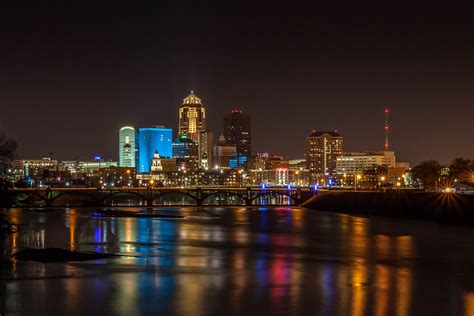 Beautiful Iowa Skyline And City Photos