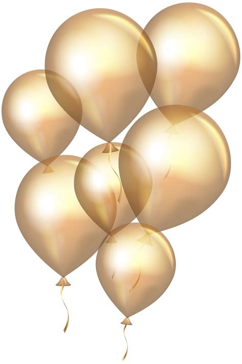 Pink And Gold Balloons Png png image