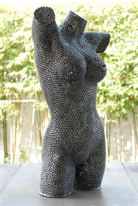 Lady Torso Big 80cms High Abstract Metal Sculpture Large Etsy Art