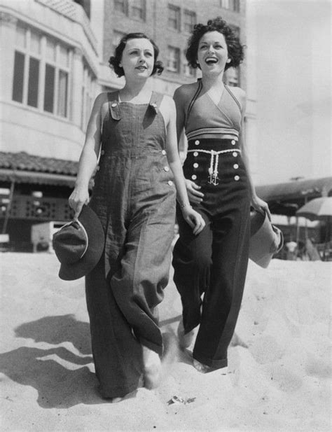 Storia della moda nel xx secolo. Look anni '30 - Pantaloni a vita alta | Storia della moda ...