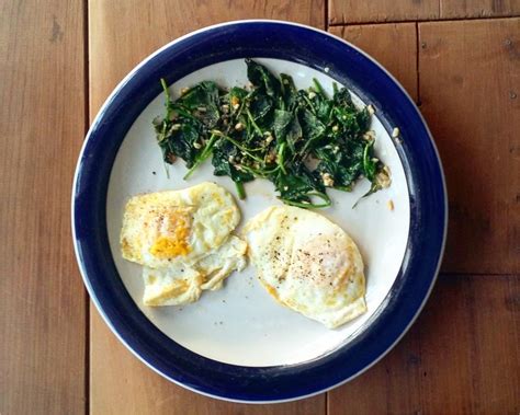 Simple Keto Breakfast Eggs And Spinach The Keto Cookbook