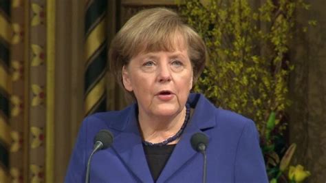 Live Angela Merkel News Conference Bbc News