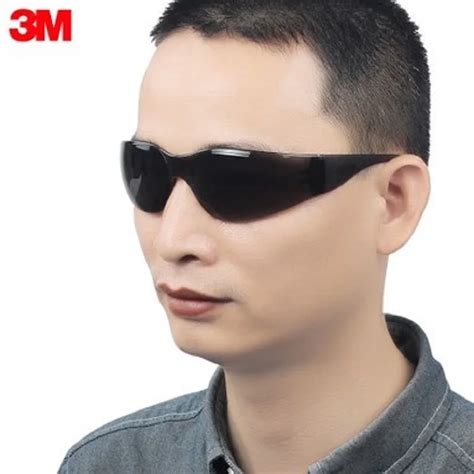 3m 11330 safety potective black goggles glasses for anti uv sunglasses anti fog shock proof