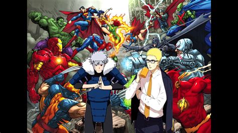 naruto en marvel y dc parte 1 youtube