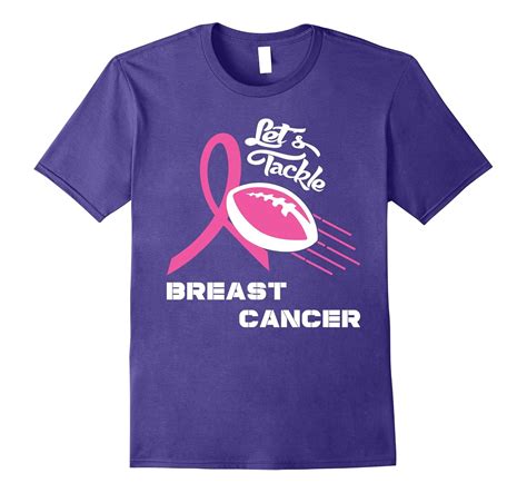 breast cancer shirt lets tackle breast cancer football t shirt managatee