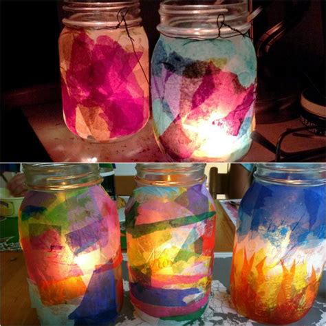 Die vorlage wird innen in das glas eingelegt und vorsichtig mit ein wenig tesafilm befestigt. Laterne basteln mit Kindern: Schnelle Ideen für den ...