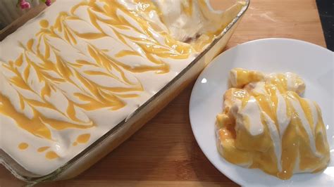 Easy Mango Dessert Recipe ♥️ No Bake Mango Cake The Busy Mom Blog