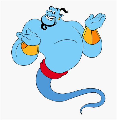 Genie Image Genie Aladdin Cartoon Png Transparent Png Kindpng