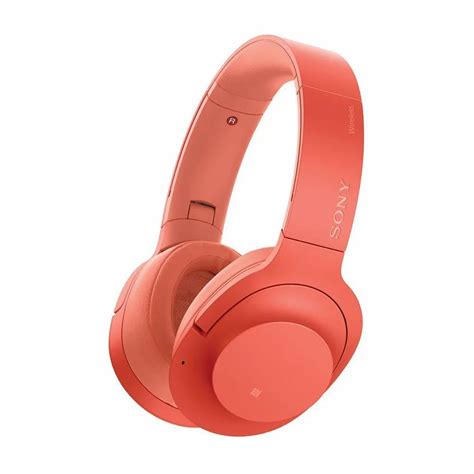 Over The Head Sony Wireless Noise Cancelling Headphone Wh H900n Red