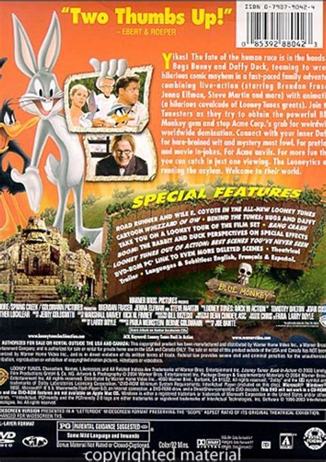 Looney Tunes Back In Action Widescreen Dvd 2002 Dvd Empire