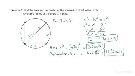 How To Inscribe A Square In A Circle Geometry