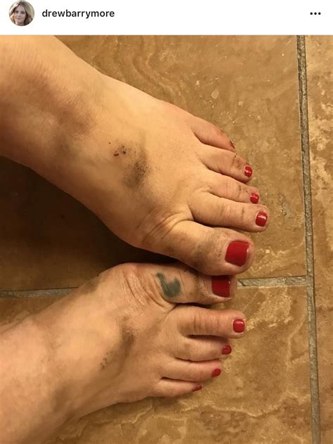 Drew Barrymores Feet