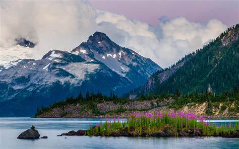 Garibaldi Lake Guard Mountain Alpine Lake In British Columbia Squamish