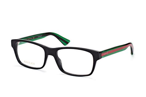 Gucci Gg0006o 002 Black Plastic Rectangle Eyeglasses 53mm For Sale Online Ebay