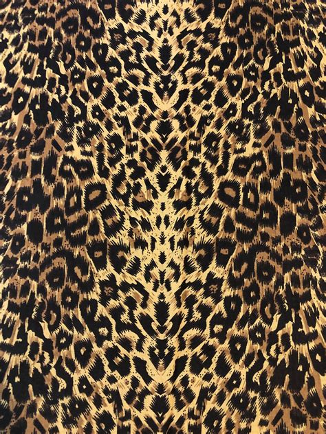 Leopard Fabric Leopard Print Fabric Fat Quarter 14 Yard Etsy