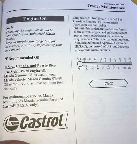 Skyactiv Mazda Oil Capacity Change Procedures