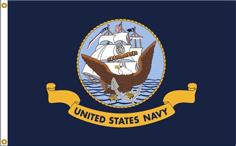 Us Navy 6ftx10ft Nylon Flag 6x10 Made In Usa 6x10