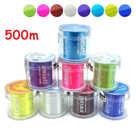 500M Nylon Daiwa Fishing Line Super Strong Durable Monofilament Lake