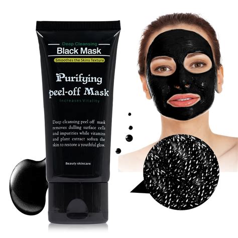 Black Mask Bamboo Charcoal Blackhead Removal Face Mask Deep Cleansing